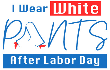 White Pants Logo Top